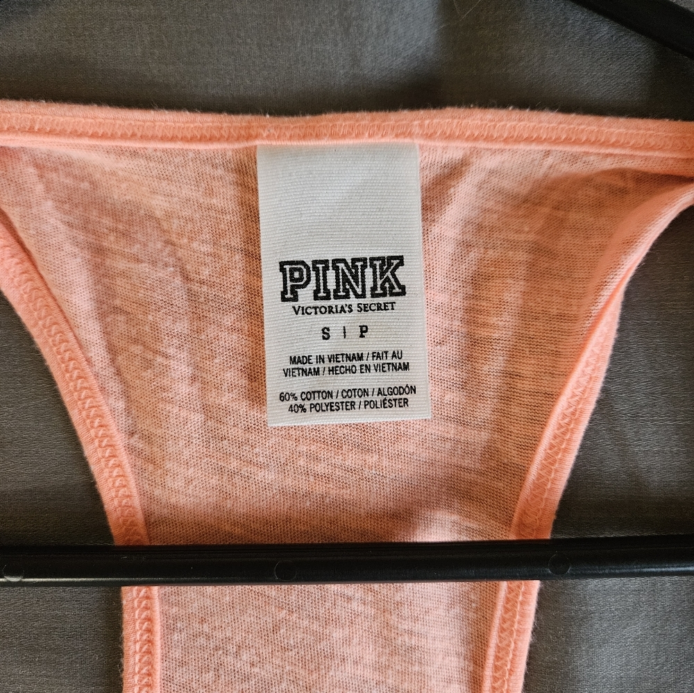 VS Pink Racerback Tank Top - Picture 5 of 5